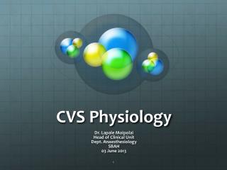 CVS Physiology