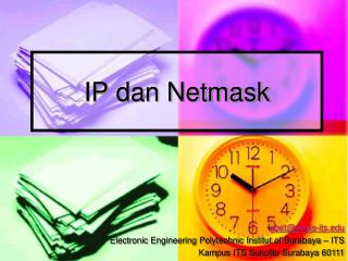 IP dan Netmask