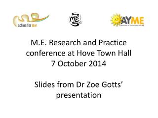 Assessing &amp; treating sleep disturbance in M.E./CFS M.E. Research &amp; Practice 7 th October 2014