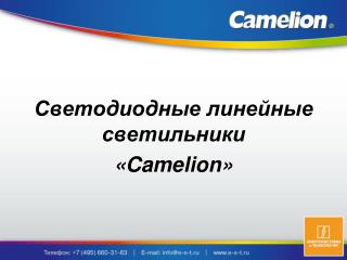 Светодиодные линейные светильники « Camelion »