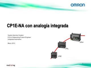 CP1E-NA con analogía integrada