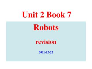 Unit 2 Book 7