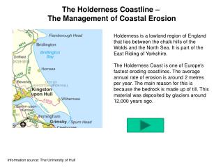 The Holderness Coastline – The Management of Coastal Erosion