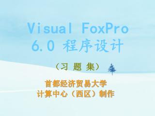 Visual FoxPro 6.0 程序设计