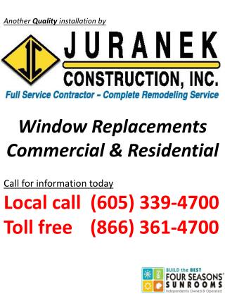 Window Replacements Commercial &amp; Residential
