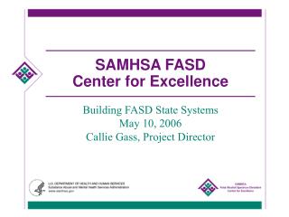 SAMHSA FASD Center for Excellence