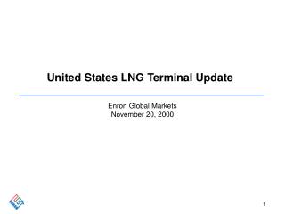 United States LNG Terminal Update