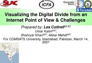 Visualizing the Digital Divide from an Internet Point of View &amp; Challenges