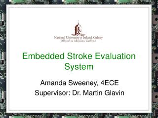 Embedded Stroke Evaluation System