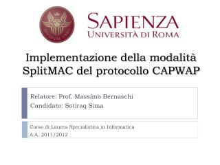 Implementazione della modalità SplitMAC del protocollo CAPWAP