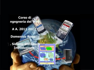 Corso di Ingegneria del Web A A. 2011 2012 Domenico Rosaci 1. Sistemi Distribuiti Introduzione