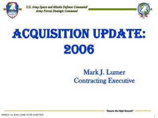 ACQUISITION UPDATE: 2006