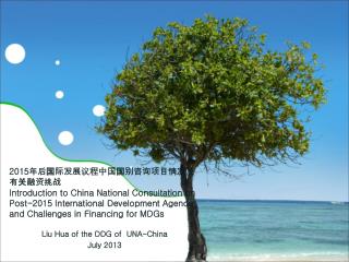 Liu Hua of the DDG of UNA-China July 2013