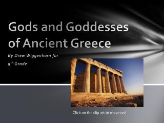 Gods and Goddesses of Ancient Greece