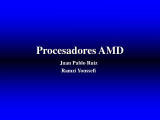 Procesadores AMD