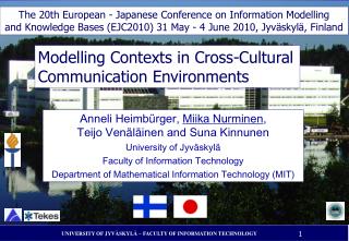 Modelling Contexts in Cross-Cultural Communication Environments