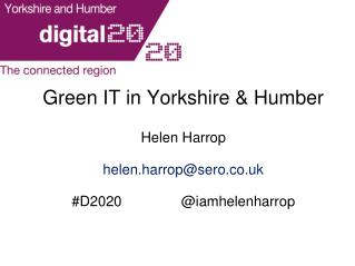 Green IT in Yorkshire &amp; Humber