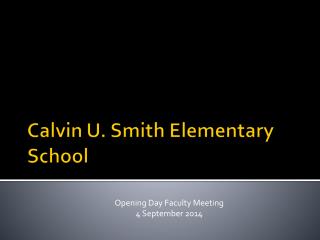 Calvin U. Smith Elementary School