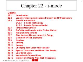 Chapter 22 - i-mode