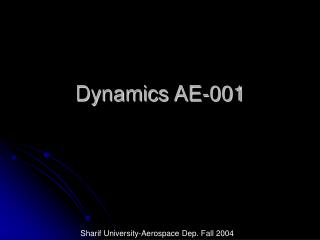 Dynamics AE-001