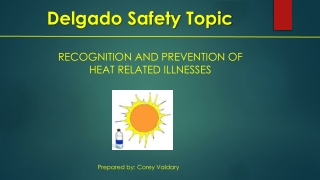 Delgado Safety Topic