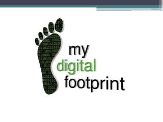 What is a digital footprint?