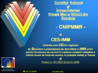 Consiliul Naţional al Întreprinderilor Private Mici şi Mijlocii din România