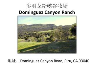 多明戈斯峡谷牧场 Dominguez Canyon Ranch