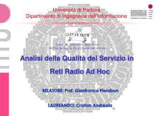 Università di Padova Dipartimento di Ingegneria dell’Informazione
