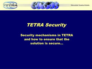 TETRA Security