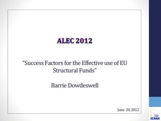 Structural Funds – looking towards 2014/20