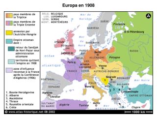 Europa en 1908