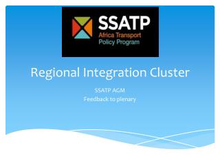 Regional Integration Cluster