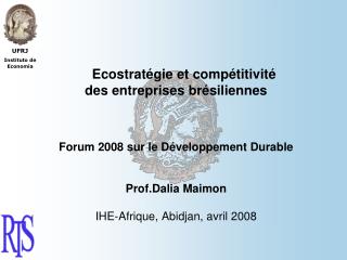 Ecostratégie et compétitivité des entreprises brésiliennes