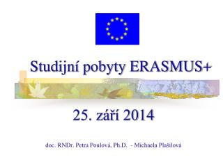 Studijní pobyty ERASMUS+