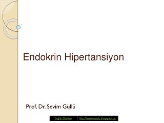 Endokrin Hipertansiyon