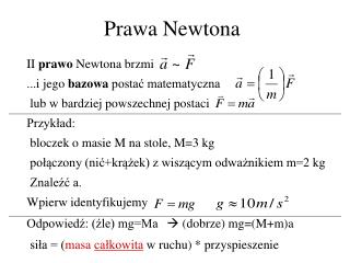 Prawa Newtona