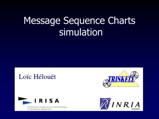 Message Sequence Charts simulation