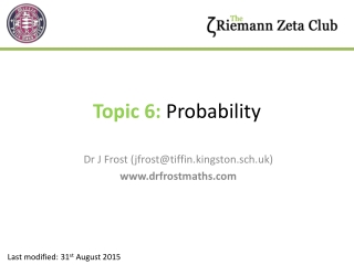 Topic 6: Probability