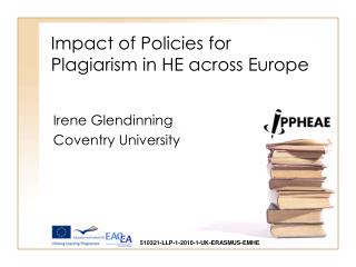 Impact of Policies for Plagiarism in HE across Europe