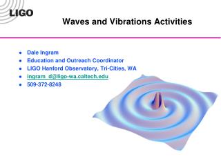 Waves and Vibrations Activities