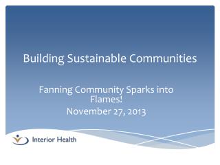 Building Sustainable Communities