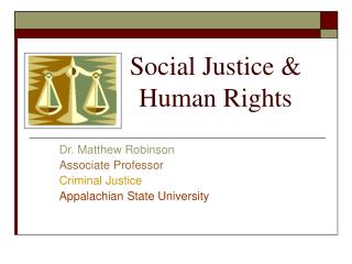 Social Justice &amp; Human Rights
