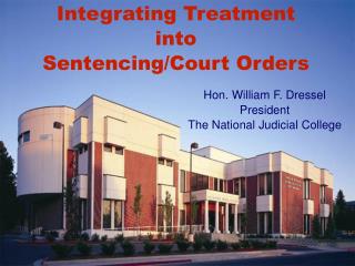 Integrating Treatment into Sentencing/Court Orders