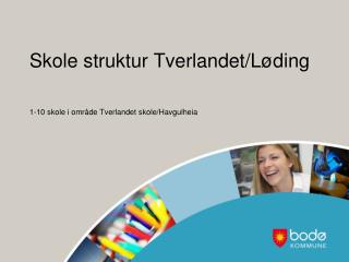 Skole struktur Tverlandet/Løding