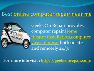 Best online computer repair near me