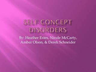 Self Concept Disorders