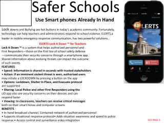Safer Schools Use Smart phones Already In Hand