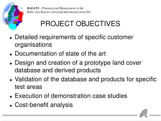 PROJECT OBJECTIVES