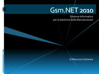 Gsm.NET 2010